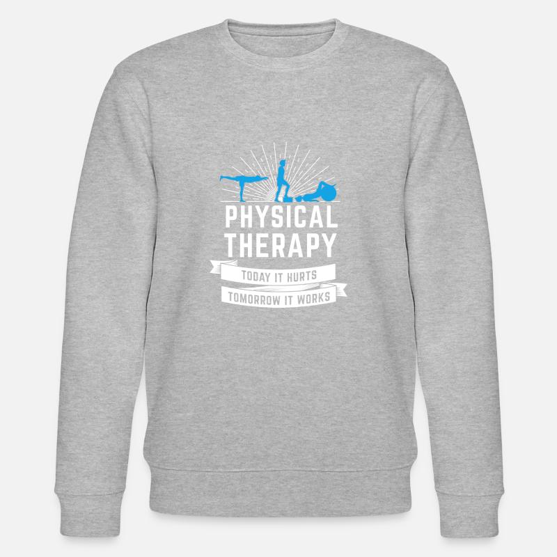 Physiotherapie - Stanley/Stella Unisex Bio-Sweatshirt CHANGER  - Grau meliert