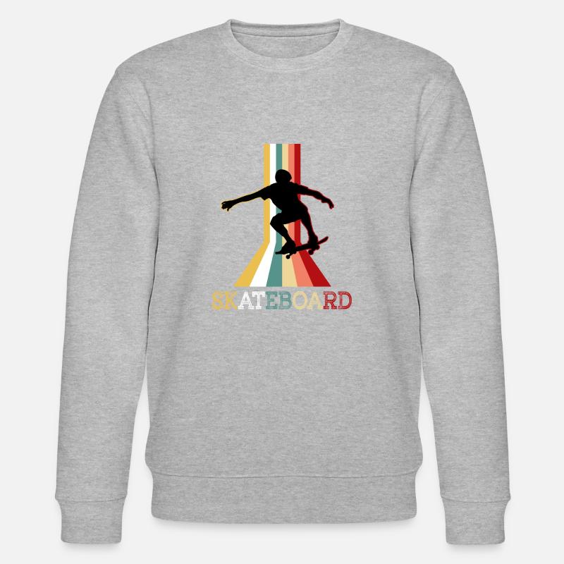 skateboarder - Stanley/Stella Unisex Bio-Sweatshirt CHANGER  - Grau meliert