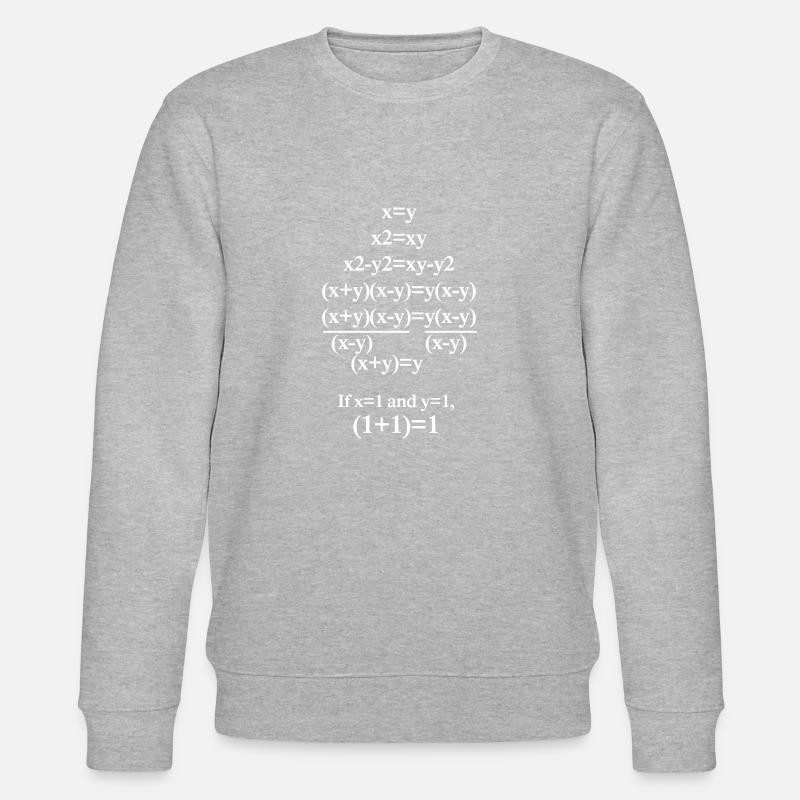 Conception mathématique - Sweat bio CHANGER Stanley/Stella Unisexe - gris chiné