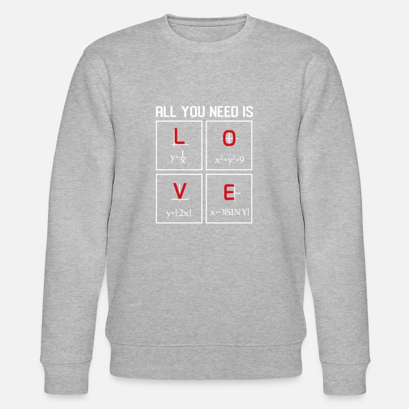 Math Design - Stanley/Stella CHANGER Unisex Organic Sweatshirt - heather grey