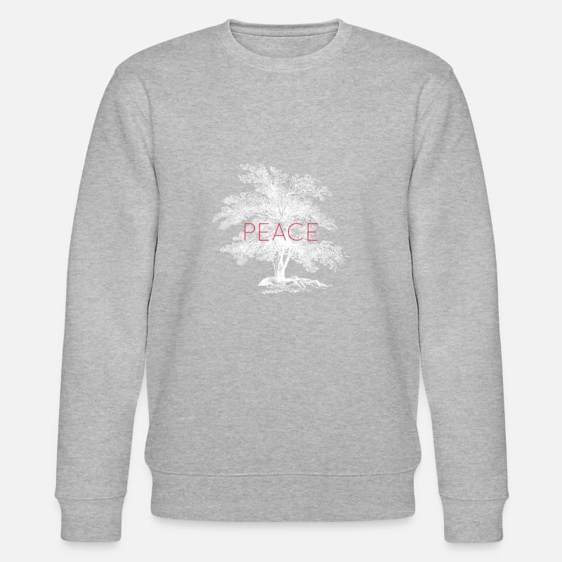 paix - Sweat bio CHANGER Stanley/Stella Unisexe - gris chiné