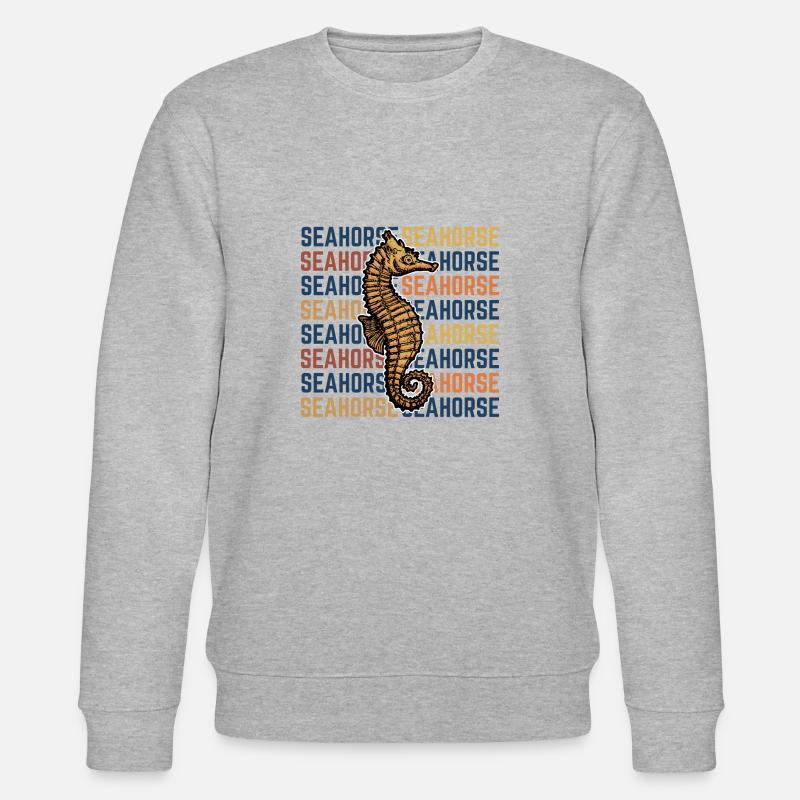 seepferd - Stanley/Stella Unisex Bio-Sweatshirt CHANGER  - Grau meliert