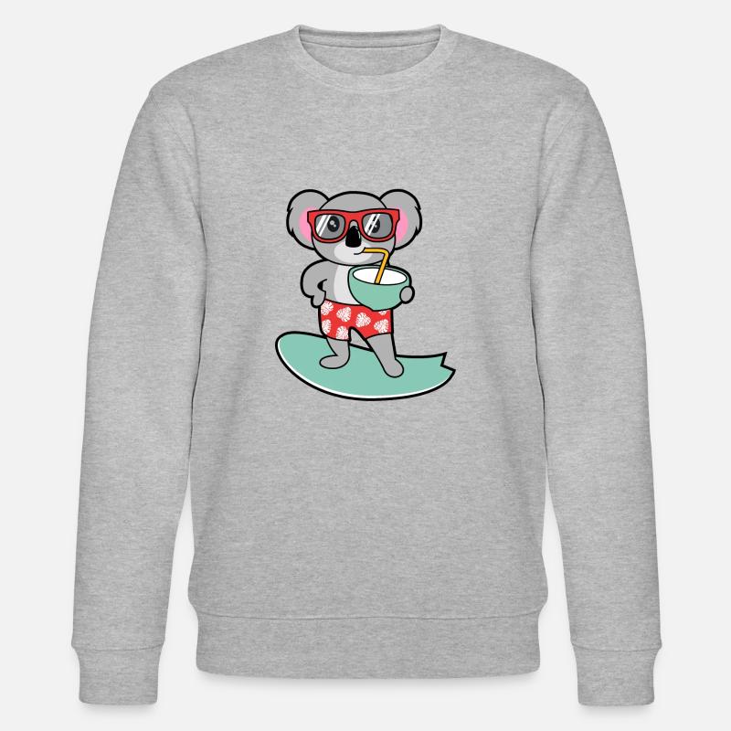 Koala bear - Stanley/Stella CHANGER Unisex Organic Sweatshirt - heather grey
