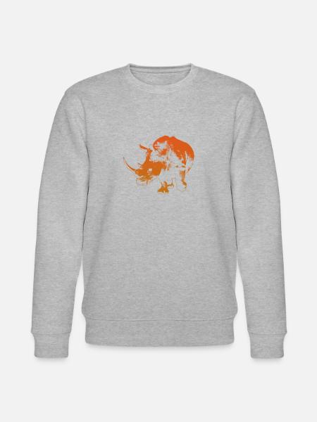 rhino - Stanley/Stella CHANGER Unisex Organic Sweatshirt - heather grey