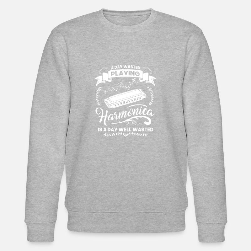 harmonica - Stanley/Stella CHANGER Unisex Organic Sweatshirt - heather grey