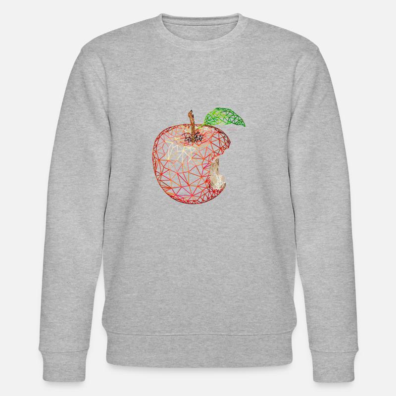 Apfel 1 - Stanley/Stella Unisex Bio-Sweatshirt CHANGER  - Grau meliert