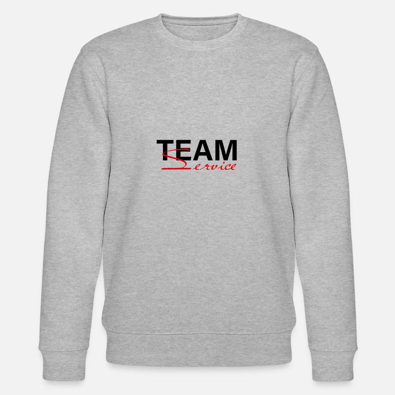 Team Service - Stanley/Stella Unisex Bio-Sweatshirt CHANGER  - Grau meliert