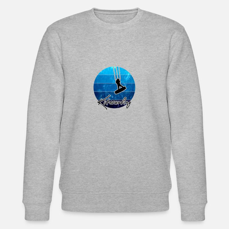 Kitesurfing Kiteboarding - Stanley/Stella Unisex Bio-Sweatshirt CHANGER  - Grau meliert