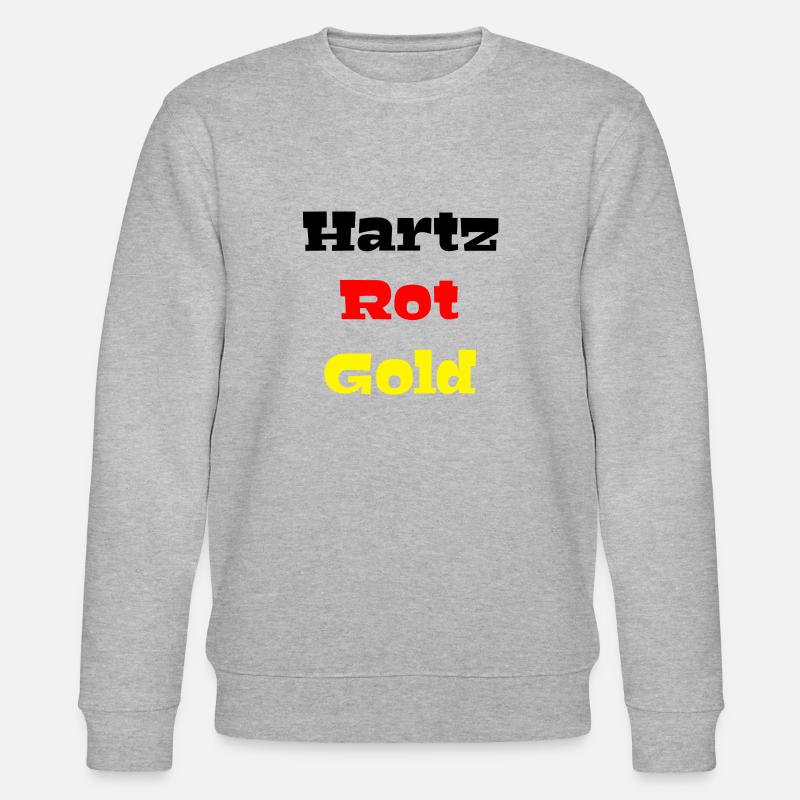 hartz 4 - Stanley/Stella Unisex Bio-Sweatshirt CHANGER  - Grau meliert