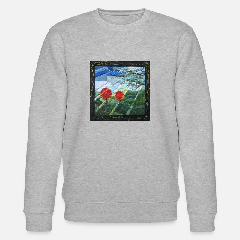 Lumenblumen Kunst - Stanley/Stella Unisex Bio-Sweatshirt CHANGER - Grau meliert
