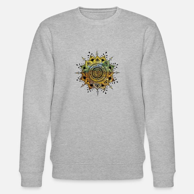 Mandala - Sweat bio CHANGER Stanley/Stella Unisexe - gris chiné