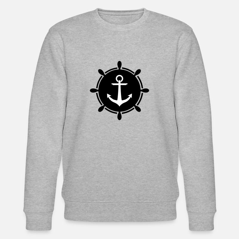 Volant d'ancrage - Sweat bio CHANGER Stanley/Stella Unisexe - gris chiné