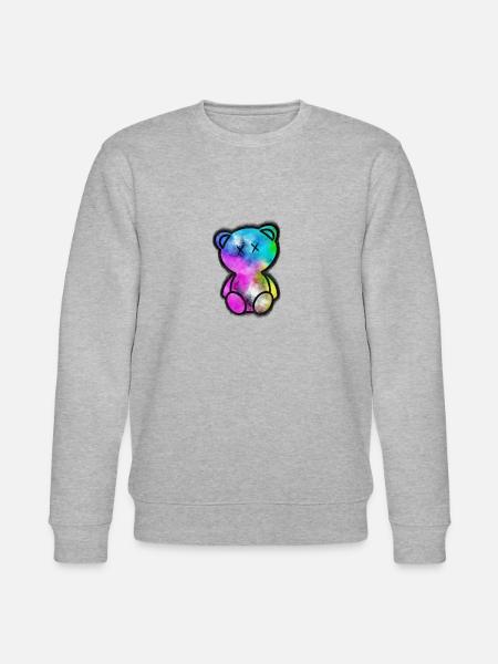 Patchy Bear 60 - Stanley/Stella CHANGER Unisex Organic Sweatshirt - heather grey