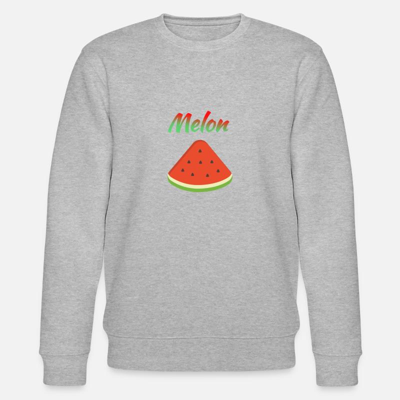 melone / melon - Stanley/Stella Unisex Bio-Sweatshirt CHANGER  - Grau meliert