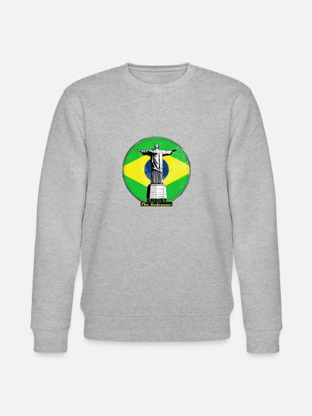 Christ the Redeemer - Stanley/Stella CHANGER Unisex Organic Sweatshirt - heather grey