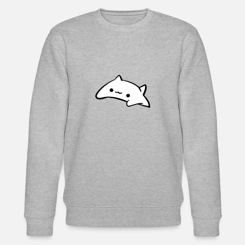 Chat Bongo classique - Sweat bio CHANGER Stanley/Stella Unisexe - gris chiné