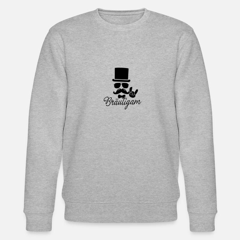 Bräutigam - Stanley/Stella Unisex Bio-Sweatshirt CHANGER  - Grau meliert