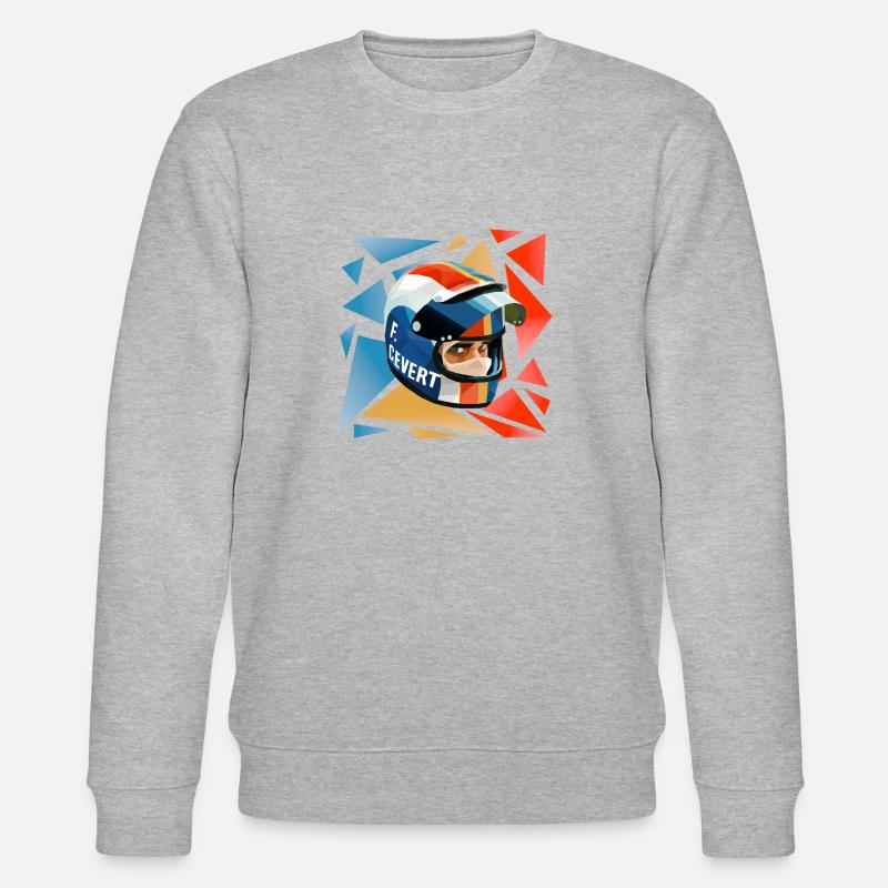 Francois Cevert Helmet - Sweat bio CHANGER Stanley/Stella Unisexe - gris chiné