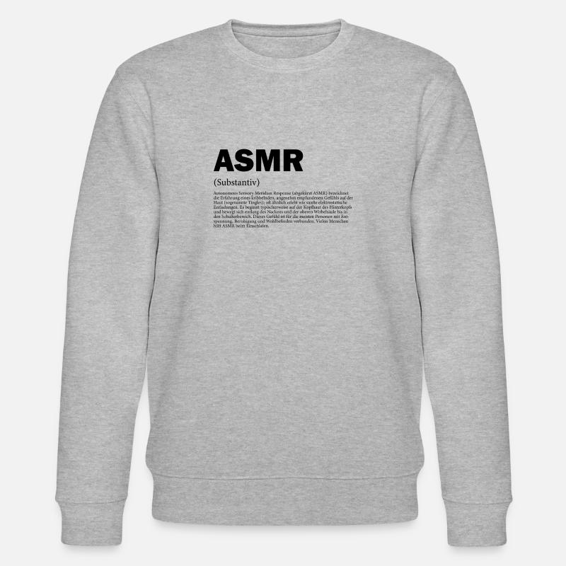 Definition ASMR - Stanley/Stella Unisex Bio-Sweatshirt CHANGER  - Grau meliert