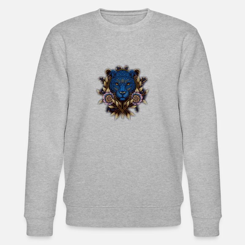 Pepe der Panter - Stanley/Stella Unisex Bio-Sweatshirt CHANGER  - Grau meliert