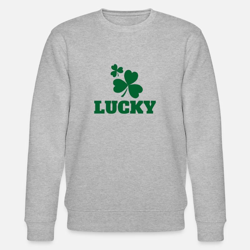 LUCKY1 1 - Stanley/Stella Unisex Bio-Sweatshirt CHANGER  - Grau meliert