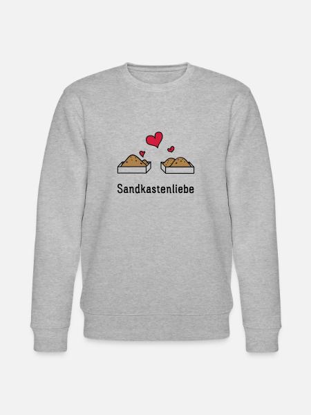 Sandkastenliebe – die Geschenkidee! - Stanley/Stella Unisex Bio-Sweatshirt CHANGER  - Grau meliert
