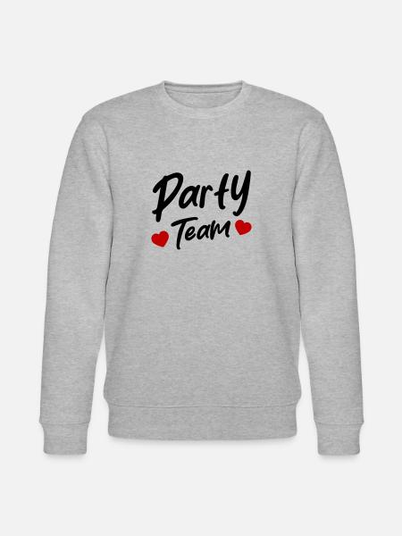 Party Team - Stanley/Stella CHANGER Unisex Organic Sweatshirt - heather grey