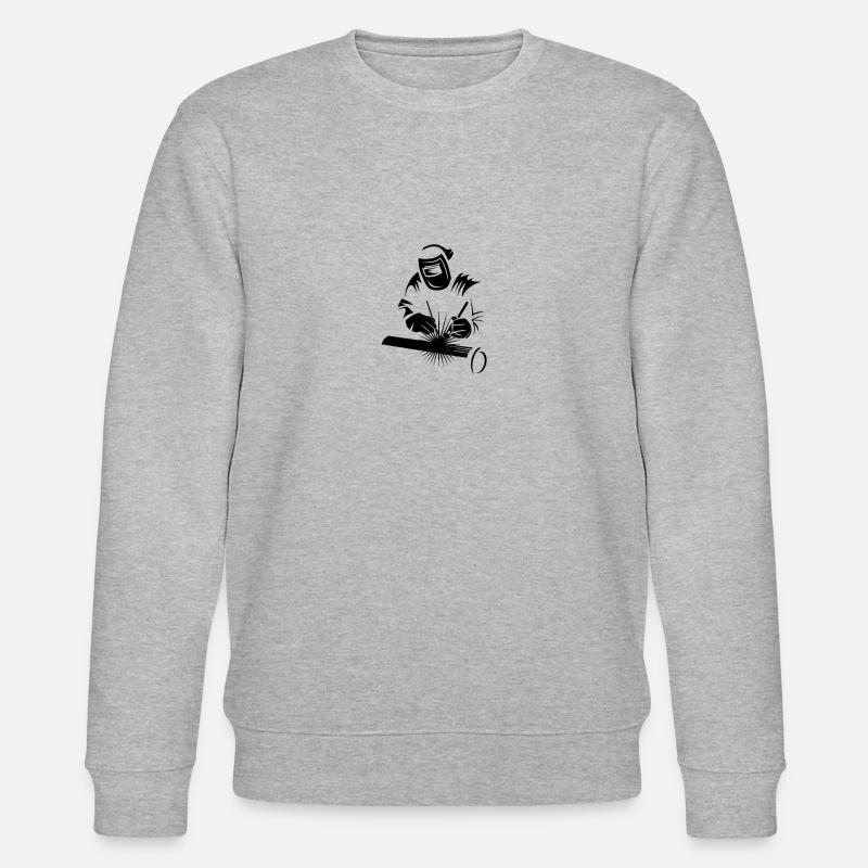 Soudage design soudeur - Sweat bio CHANGER Stanley/Stella Unisexe - gris chiné