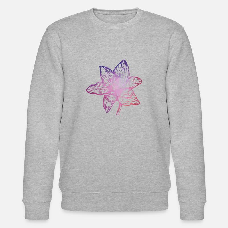 Edelweiß - Stanley/Stella Unisex Bio-Sweatshirt CHANGER  - Grau meliert