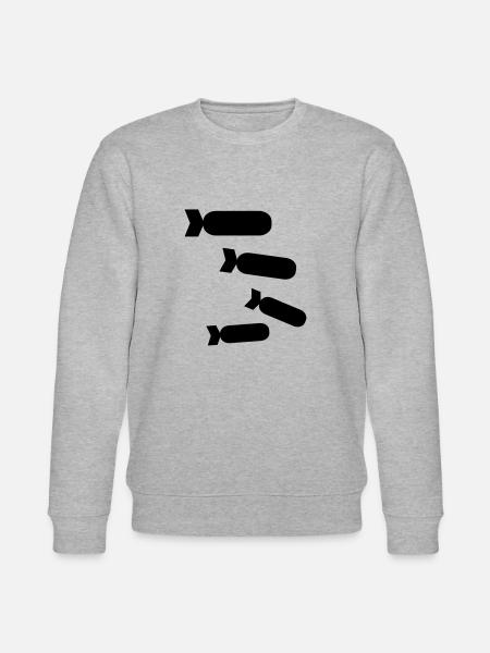 bombs - Stanley/Stella CHANGER Unisex Organic Sweatshirt - heather grey