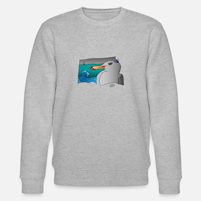 Mr. Möwe - Stanley/Stella Unisex Bio-Sweatshirt CHANGER  - Grau meliert