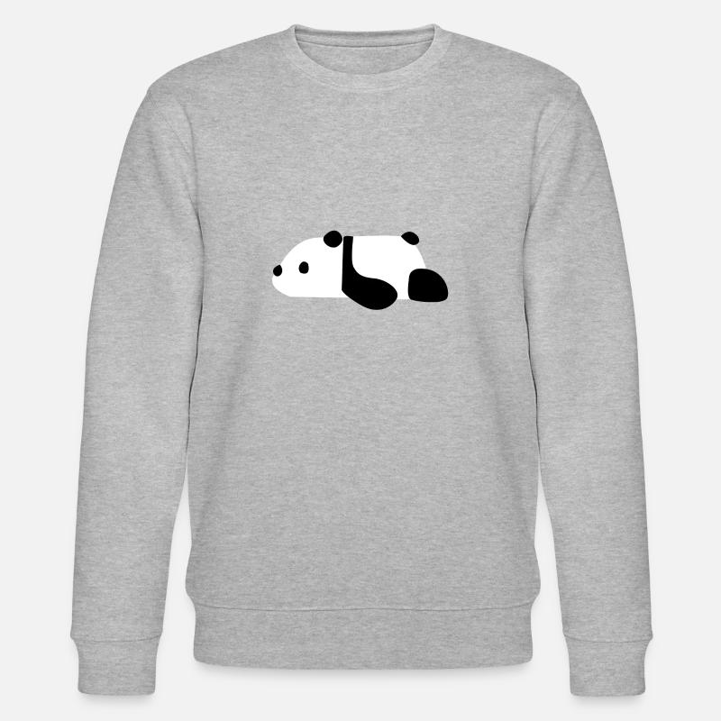 Panda - Stanley/Stella Unisex Bio-Sweatshirt CHANGER  - Grau meliert