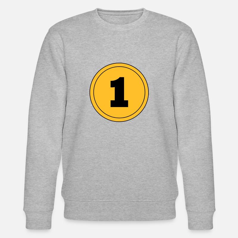 Nummer 1 - Stanley/Stella Unisex Bio-Sweatshirt CHANGER  - Grau meliert