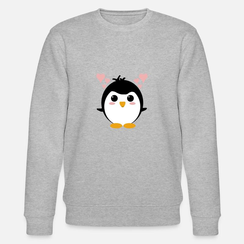 Pinguin - Stanley/Stella Unisex Bio-Sweatshirt CHANGER  - Grau meliert