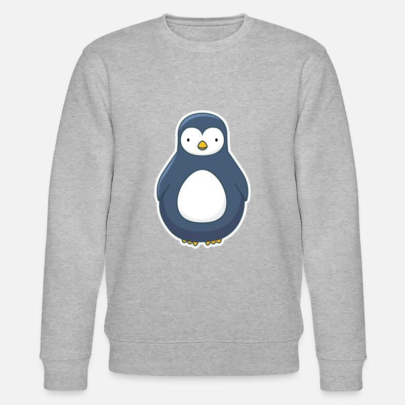 Pingouin mignon - Sweat bio CHANGER Stanley/Stella Unisexe - gris chiné