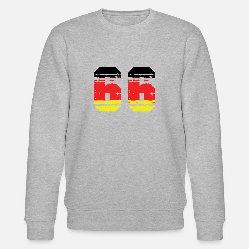 66 Numéro Allemagne Jersey - Sweat bio CHANGER Stanley/Stella Unisexe - gris chiné
