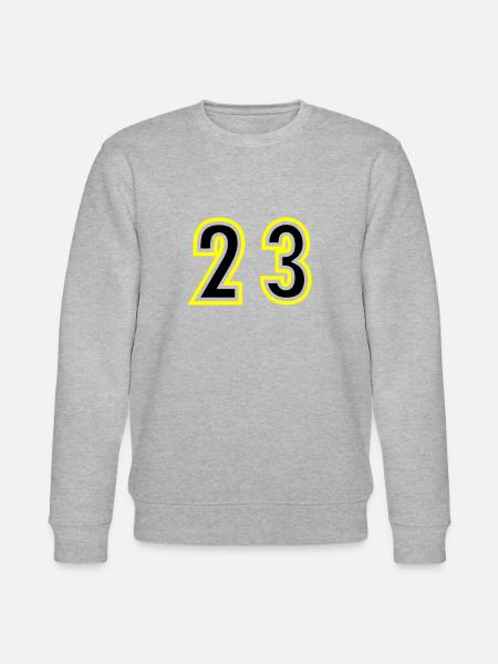 23 Number College - Stanley/Stella CHANGER Unisex Organic Sweatshirt - heather grey