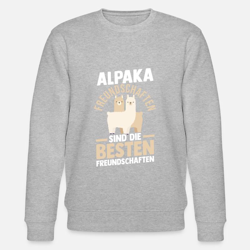 Alpaka - Stanley/Stella Unisex Bio-Sweatshirt CHANGER  - Grau meliert