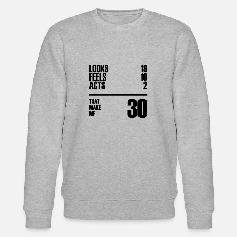 30 - Stanley/Stella Unisex Bio-Sweatshirt CHANGER  - Grau meliert