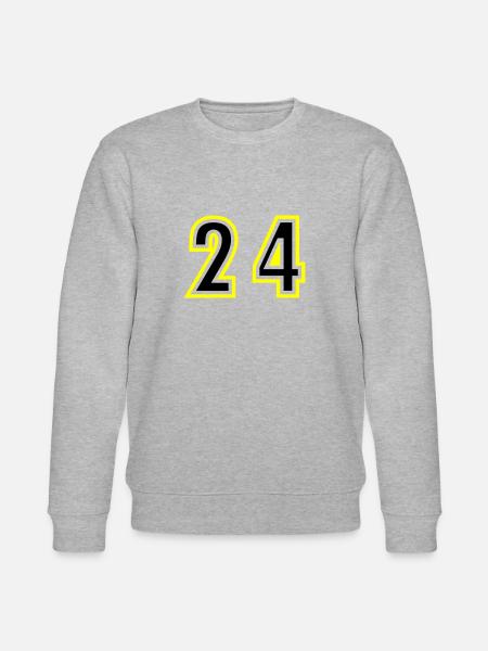 24 Number College - Stanley/Stella CHANGER Unisex Organic Sweatshirt - heather grey