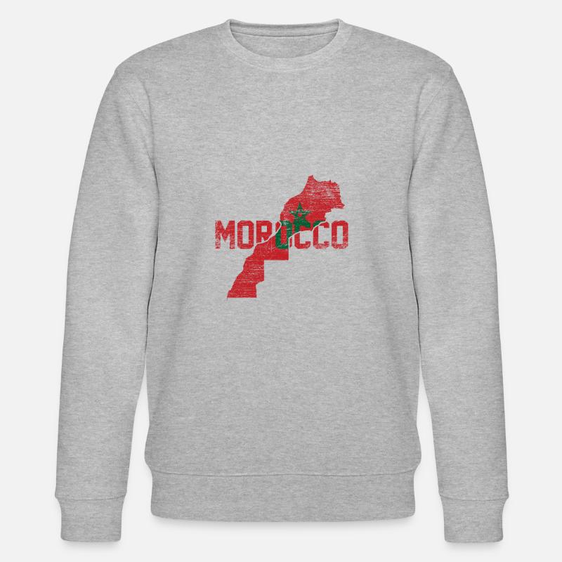 Marokko - Stanley/Stella Unisex Bio-Sweatshirt CHANGER  - Grau meliert