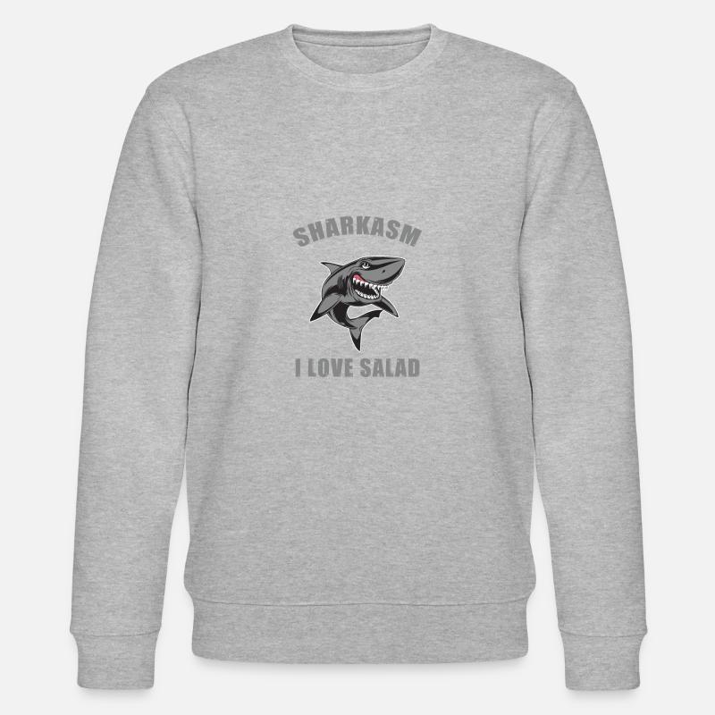 requin - Sweat bio CHANGER Stanley/Stella Unisexe - gris chiné