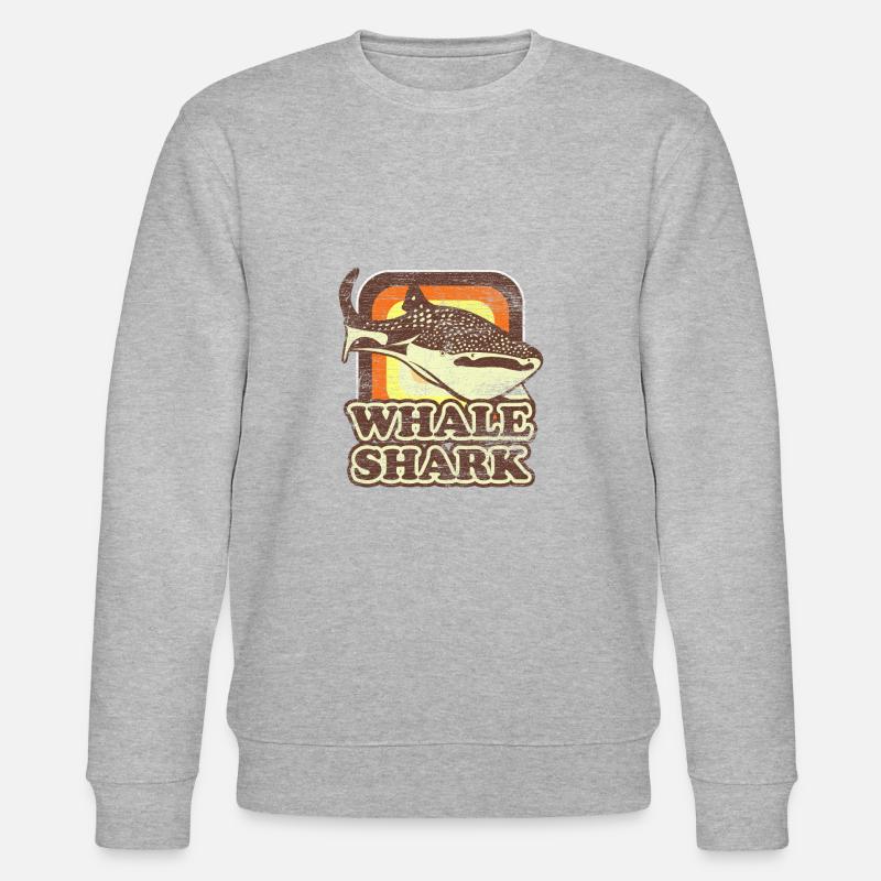 Walhai - Stanley/Stella Unisex Bio-Sweatshirt CHANGER  - Grau meliert