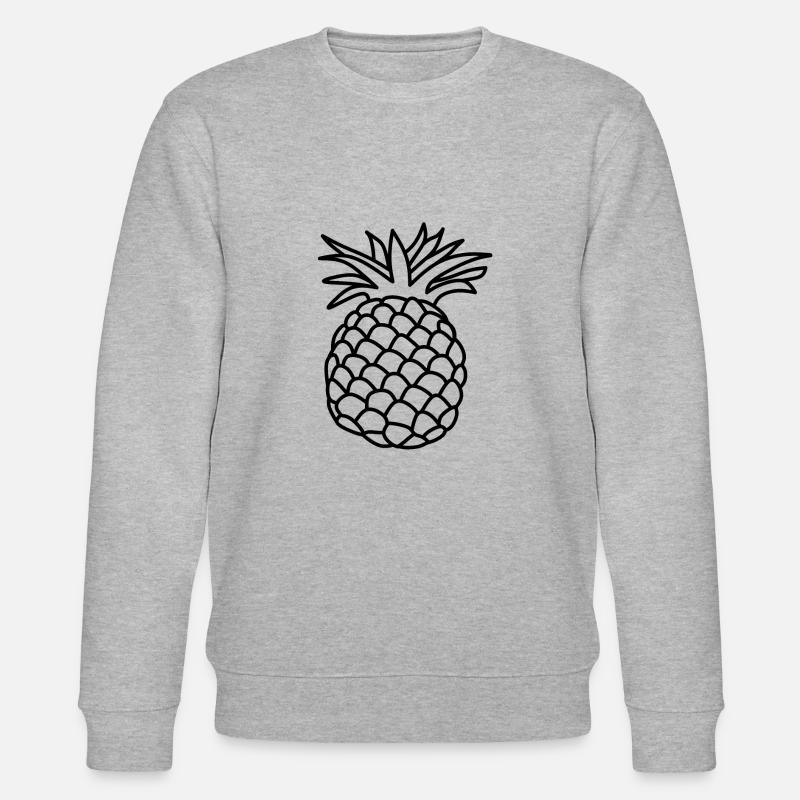 Ananas - Stanley/Stella Unisex Bio-Sweatshirt CHANGER  - Grau meliert