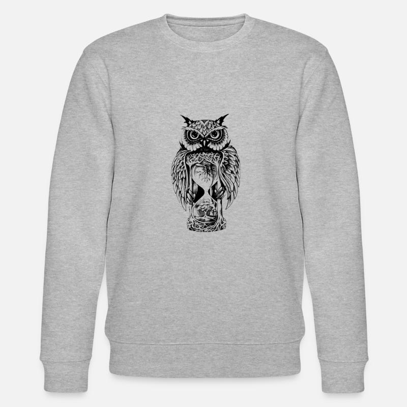Wächter der Zeit - Stanley/Stella Unisex Bio-Sweatshirt CHANGER  - Grau meliert