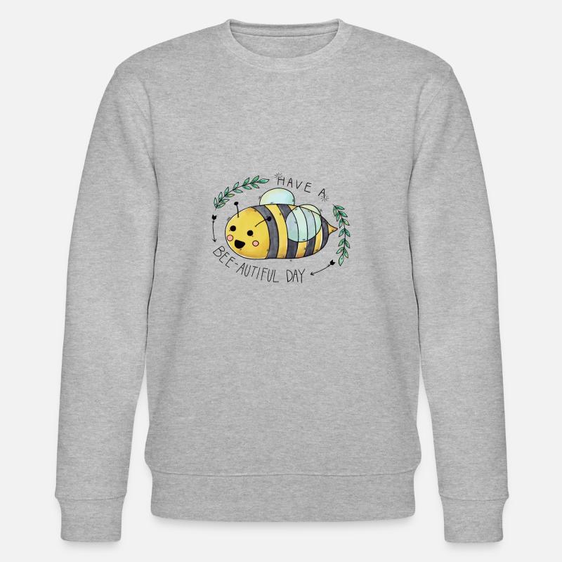 Motivation, Positives Denken - Stanley/Stella Unisex Bio-Sweatshirt CHANGER  - Grau meliert