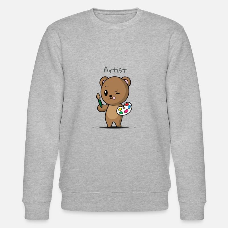 Künstler Süß - Stanley/Stella Unisex Bio-Sweatshirt CHANGER  - Grau meliert