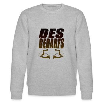 Bedarfs - Stanley/Stella Unisex Bio-Sweatshirt CHANGER  - Grau meliert - Vorne - Nik (191cm) & Marisol (170cm)