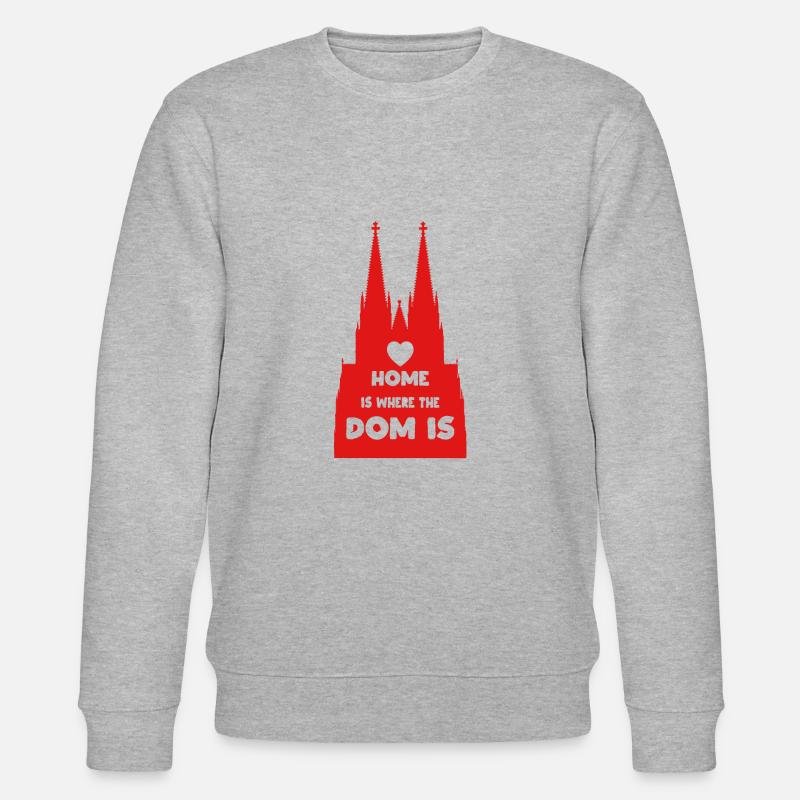 Kölner Dom - Stanley/Stella Unisex Bio-Sweatshirt CHANGER  - Grau meliert