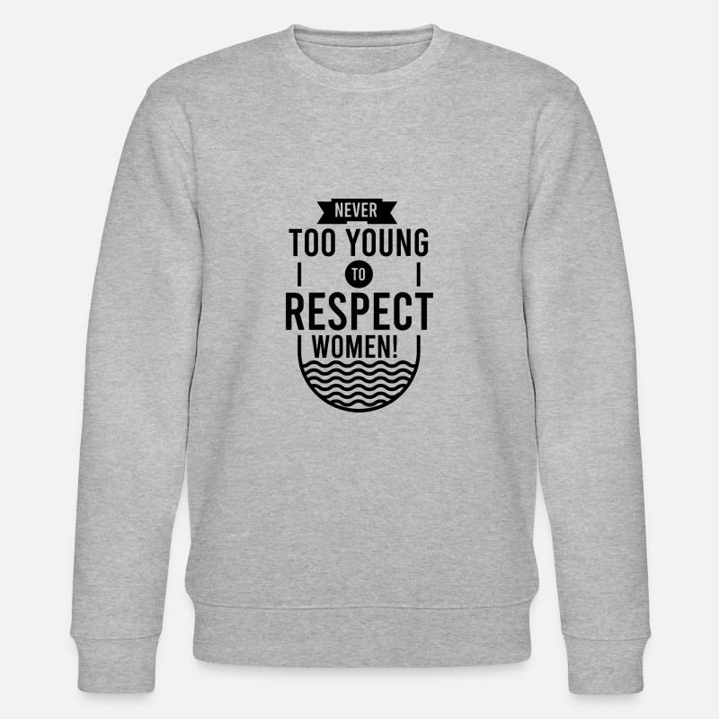 Feminismus - Stanley/Stella Unisex Bio-Sweatshirt CHANGER  - Grau meliert